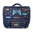 Cartable Phileas - 38cm -  2 compartiments - marine - Bagtrotter