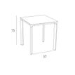 8414376816394-Table 70x70cm MEET - Ezpeleta professionnel - Blanc-P_405227973_3-2