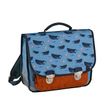 CARTABLE 36 VINTAGE - 2 COMPARTIMENTS Animascot - Baleine - 36x30x14 cm