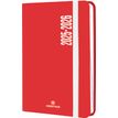 Agenda à élastique Alabama - 1 jour par page - 12,5 x 17,5 cm - rouge - Oberthur