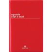 3664447199191-Agenda Boréal - 1 semaine sur 2 pages - 10 x 15 cm - rouge - Oberthur-P_405228454_1-0