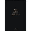 Bullet Agenda - 1 semaine sur 2 pages - 15 x 21 cm - noir - Oberthur