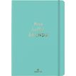 Bullet Agenda - 1 semaine sur 2 pages - 15 x 21 cm - vert menthe - Oberthur