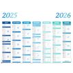 3664447194554-Calendrier Arc-en-ciel - 7 mois par face - 32 x 42 cm - Oberthur-P_405228540_1-0