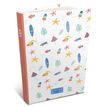 Agenda RDC reliure intégra année scolaire BOUCHUT "Girly Surf" 12,5 x 17,5 cm PEFC 70 %