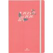 Agenda à élastique Tivoli - 1 semaine sur 2 pages - 17 x 24,5 cm - orange - Oberthur