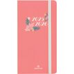 Agenda de poche à élastique Tivoli - 1 semaine sur 2 pages - 9,5 x 17,5 cm - orange - Oberthur