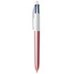 3086123748279-BIC 4 Couleurs Pearl - Stylo à bille 4 couleurs - corps rose-P_405231045_1-0