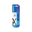 4 Recharges Frixion Ball - 4 couleurs - pointe fine - bleu
