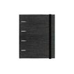 8412885242970-Senfort Flow - Cahier à anneaux - 230 x 270 mm - 120 feuilles / 240 pages - doublé, uni, quadrill