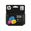 0196786390340-HP 308 - 3 couleurs - cartouche d'encre originale  (7FP20UE#SE1)-P_405233054_47-6