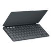 Logitech Keys-To-Go 2 - Clavier sans fil - Bluetooth LE - Azerty - Français - graphite