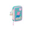 8412688524037-SAFTA - Trousse - double, 29 pcs - Peppa Pig "Pretty Flowers"-P_405236832_4-1