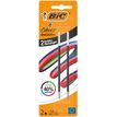 3086123763326-BIC 4 Couleurs Smooth Recharges Pour Stylo-Bille Pointe Moyenne (1,0 mm) - Noir, Bliste-P_405239859_1-0