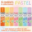 3134725025400-Cléopatre - Boite de 4 bâtons Pastel de colle TRANSPARENTE - Cléostick - Adhésive en 8-P_405242587_4-5