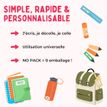 3134725026322-Cléopatre - 12 étiquettes no pack - Primaire-P_405242589_4-3