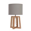 3361410144218-Lampe de Bureau BECKER - bois et tissu gris-P_405243317_1-0