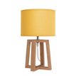 3361410150509-Lampe de Bureau BECKER - bois et tissu  moutarde-P_405243320_1-0