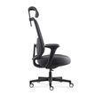 3700339995837-Fauteuil de bureau NELSON - accoudoirs réglables - appuie-tête réglable - noir-P_405243537_8-2
