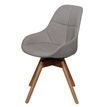 Lot de 2 chaises JUNO - gris