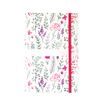 3147280295508-Agenda à élastique Oxford Flowers - 1 semaine sur 2 pages - 16 x 24  cm - Décor Herbier - Hamelin--0