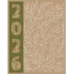 3592930026634-Calendrier bancaire année civile BOUCHUT "MAXI NATURA ANNUEL VERTICAL" 43*55 cm beige--1