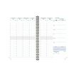 3660942089050-Agenda de bureau Cléa All in One Horizons 20S Visuel spiralé - 1 semaine sur 2 pages  + 1 carnet de notes ligné -15 x 21 cm - Viol--2