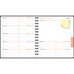 3660942088756-Agenda de bureau Sophie Adde Lady 18S spiralé - 1 semaine sur 2 pages - 15 x 17 cm - Oranges - Exacomp--7
