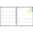 3660942088404-Agenda de bureau Sophie Adde Lady 18S spiralé - 1 semaine sur 2 pages - 15 x 17 cm - Fleurs - Exacomp--10