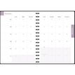 3660942088763-Agenda de bureau Sophie Adde Lady 20S spiralé - 1 semaine sur 2 pages - 15 x 21 cm - Oiseaux - Exacomp--7
