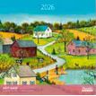 3494150173740-Calendriers 30x30cm 16 mois Aquarupella - Art naïf--0