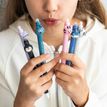 8422593119822-Back2Fun -  Stylo effaçable bleu avec tête de panda -  compagnon mignon et pratique pour l’école e--2