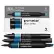 884955097175-WINSOR & NEWTON - ProMarker tons bleu - marqueur double pointe - bleu pétrole marine française bleu canard - encre à base de colo-P_405244930_1-0
