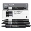 884955097199-WINSOR & NEWTON - ProMarker tons gris - marqueur double pointe - noir gris clair 4 gris clair 1 - encre à base de colo-P_405244932_1-0
