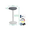 4002432138425-Leitz Ergo Active - Tabouret de bureau sur pied - ergonomique - triangulaire - pivotant - -P_405245714_1-7