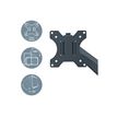 4002432134663-Leitz Ergo - Kit de montage (spring-assisted single arm) - pour Écran LCD - space saving - métal - gris fonc-P_405245720_9-3