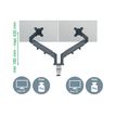 4002432134687-Leitz Ergo - Kit de montage (spring-assisted dual arm) - pour 2 écrans LCD - space saving - métal - gris fonc-P_405245721_6-1