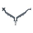 4002432134687-Leitz Ergo - Kit de montage (spring-assisted dual arm) - pour 2 écrans LCD - space saving - métal - gris fonc-P_405245721_7-2