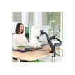 4002432134700-Leitz Ergo - Kit de montage (spring-assisted dual arm) - pour 2 écrans LCD ou écran LCD et ordinateur portable - space saving - gris fonc-P_405245722_2-4
