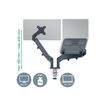 4002432134700-Leitz Ergo - Kit de montage (spring-assisted dual arm) - pour 2 écrans LCD ou écran LCD et ordinateur portable - space saving - gris fonc-P_405245722_4-0