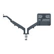 4002432134700-Leitz Ergo - Kit de montage (spring-assisted dual arm) - pour 2 écrans LCD ou écran LCD et ordinateur portable - space saving - gris fonc-P_405245722_6-2