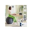 4002432134755-Leitz Ergo Active - Chaise à billes - ergonomique - housse en tissu - gris foncé-P_405245724_4-7