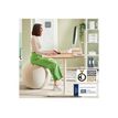 4002432134786-Leitz Ergo Active - Chaise à billes - housse en tissu - gris-P_405245727_4-8