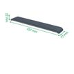 4002432134861-Leitz Ergo - Repose-poignet pour clavier - adjustable - gris foncé-P_405245733_5-1