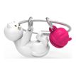 5404006040087-Metalmorphose - Porte-clés - playing cat - alliage de zinc, silicone - blanc, Fuchsia-P_405245953_1-0