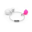 5404006040087-Metalmorphose - Porte-clés - chat blanc et sa pelote de laine-P_405245953_2-2