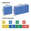 0043859799244-Bankers Box - 40 blocs de construction en carton - 4 couleurs - 2 tailles-P_405248382_2-1