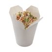 50 Pots plats chauds blanc - 500 ml
