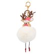 3135257904997-Porte-clés Noël Funny clips - Peluche et PU - couleurs assorties - Viquel--1