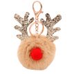 3135257904997-Porte-clés Noël Funny clips - Peluche et PU - couleurs assorties - Viquel--5